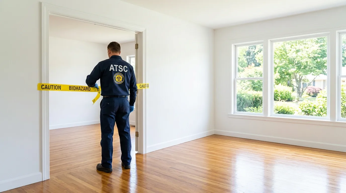 Certified biohazard cleanup crew performing Trauma Scene Cleanup in Ladera Ranch